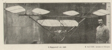 L'appareil en 1906 - M. Paul Cornu, inventeur de l'hélicoptère - (363 ko)