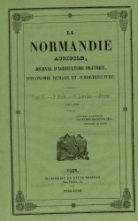 La Normandie agricole - 1845-1846