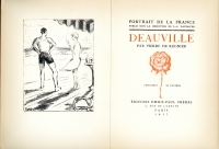 Page de titre : Deauville de P. de Régnier (1927)
