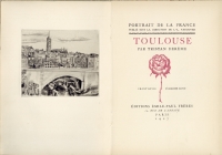Page de titre : Toulouse de Tristan Derème (1927)
