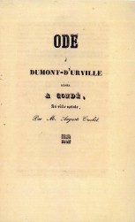 Discours prononcés lors de l'inauguration de la statue du Contre-Amiral Dumont-d'Urville, à Condé-sur-Noireau, le 20 octobre 1844