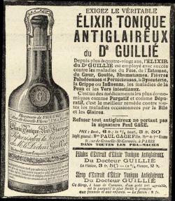 Elixir tonique antiglaireux du Docteur Guillié