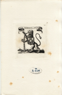 Ex-libris anonyme d'AUZOLES DE LA PEYRE (4.371 ko)