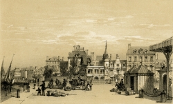 Gravures Trouville et Honfleur
