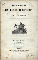 Mon procès en cour d'assises (p. de t.)
