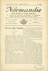Normandie, revue régionale illustrée mensuelle, n°15 - juin 1918.