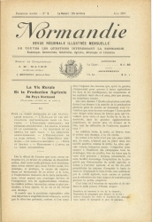 Normandie, revue régionale illustrée mensuelle, n°3 - Juin 1917.