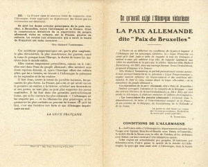 La Paix allemande (1919)