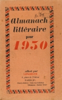Almanach littéraire - 1930 - Lipschutz