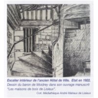 Escalier intérieur de l'ancien Hôtel de Ville
