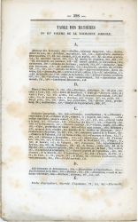 La Normandie agricole, index des matières, 1845-1846