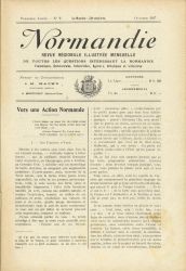 Normandie, revue régionale illustrée mensuelle, n°7 - Octobre 1917.