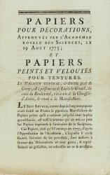 Papiers peints - Prospectus