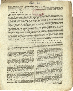 Réviseur universel (1792) - Propectus