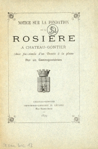 La Rosière de château-gontier - 1879