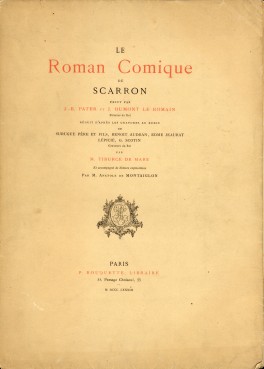 Le roman comique de Scarron, peint par J.B. Pater et J. Dumont le Romain
