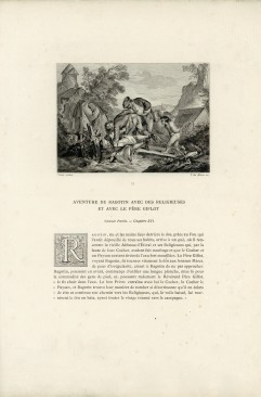 Le roman comique de Scarron, peint par J.B. Pater et J. Dumont le Romain Le roman comique de Scarron, peint par J.B. Pater et J. Dumont le Romain