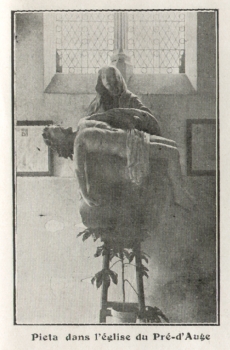 Pieta dans l'église du Pré-d'Auge