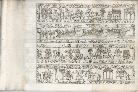 Notice historique sur la Tapisserie brodée par la Reine Mathilde, épouse de Guillaume le Conquérant (1803) - Pl. 1