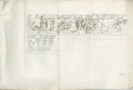 Notice historique sur la Tapisserie brodée par la Reine Mathilde, épouse de Guillaume le Conquérant (1803) - Pl. 7